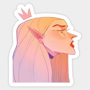 Elven Queen Sticker